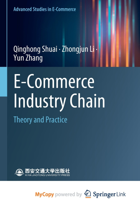 Knjiga E-Commerce Industry Chain Shuai Qinghong Shuai