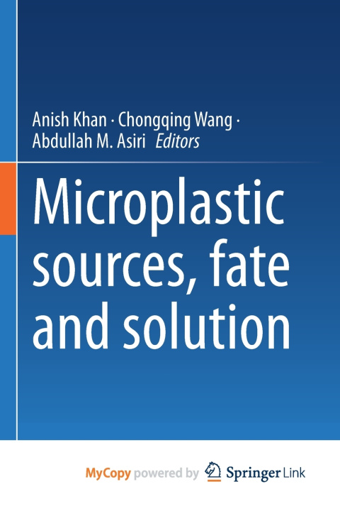 Boek Microplastic sources, fate and solution Anish Khan