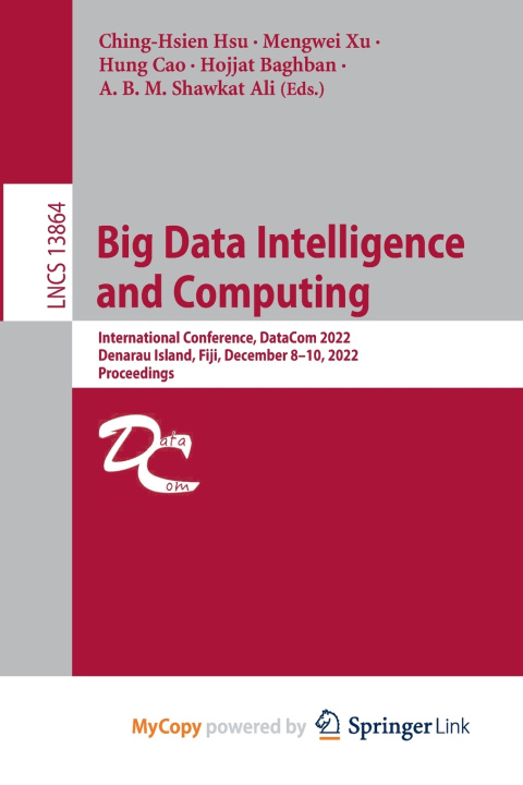 Carte Big Data Intelligence and Computing Ching-Hsien Hsu