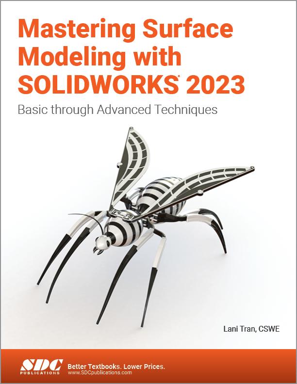 Książka Mastering Surface Modeling with SOLIDWORKS 2023 