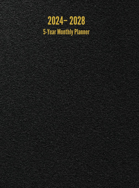 Könyv 2024 - 2028 5-Year Monthly Planner 