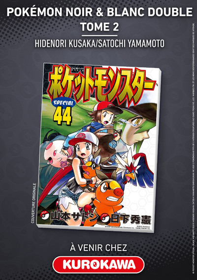 Kniha Pokémon Noir & Blanc Double - Tome 2 Hidenori Kusaka