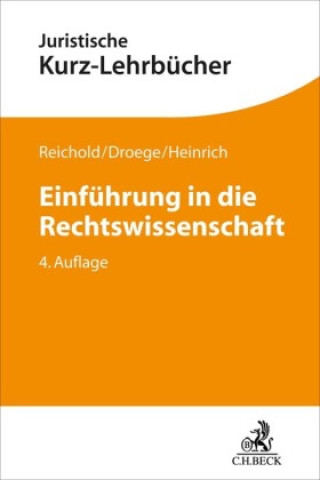 Book Einführung in die Rechtswissenschaft Hermann Reichold