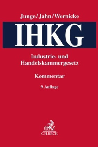 Kniha Industrie- und Handelskammergesetz Junge