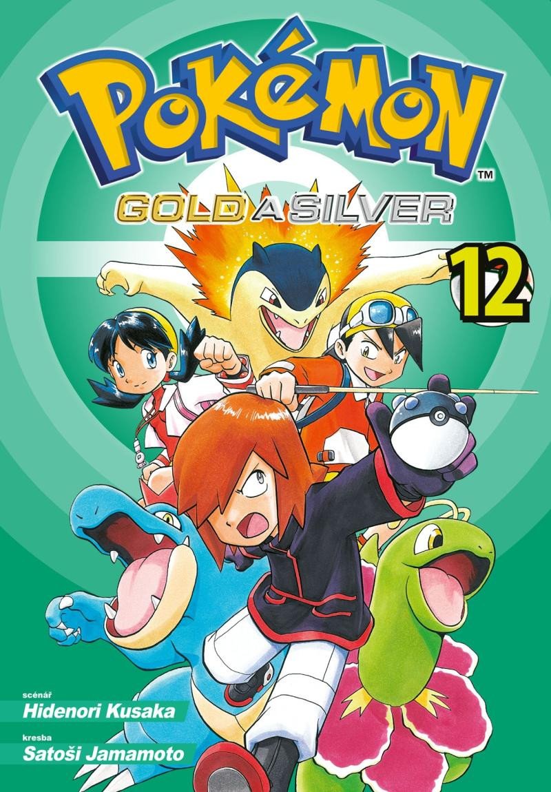 Kniha Pokémon 12 - Gold a Silver Hidenori Kusaka