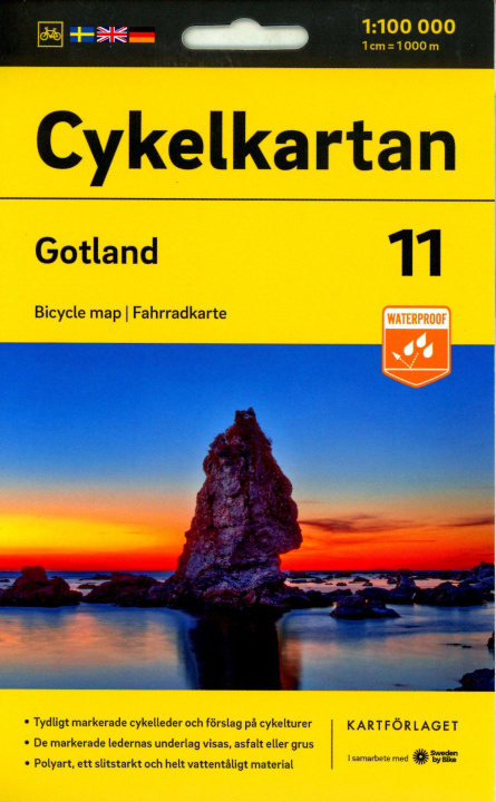 Έντυπα Cykelkartan Blad 11 Gotland, 