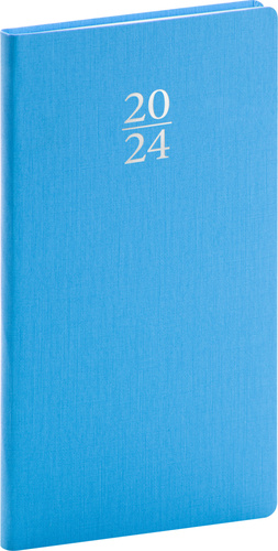 Calendar / Agendă Kapesní diář Capys 2024 modrý 