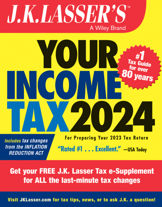 Könyv J.K. Lasser′s Your Income Tax 2024 – For Preparing  Your 2023 Tax Return 
