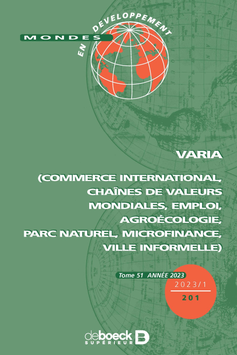Carte Mondes en développement n° 201 - VARIA 