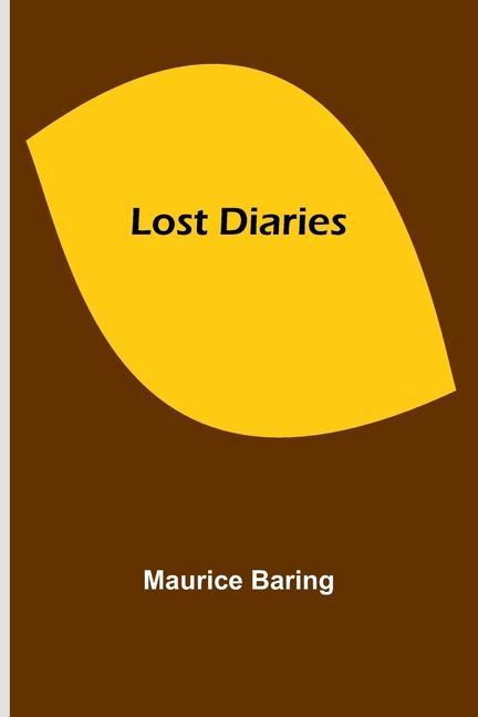 Knjiga Lost Diaries Maurice Baring