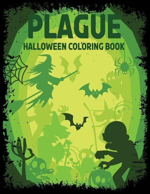 Книга Plague: Halloween coloring book 