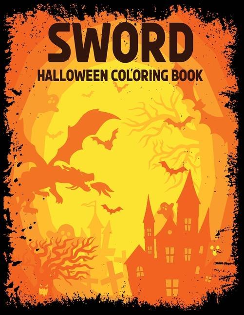 Libro Sword: Halloween coloring book 