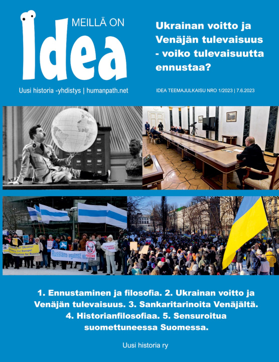 Knjiga IDEA teemalehti Uusi Historia Ry