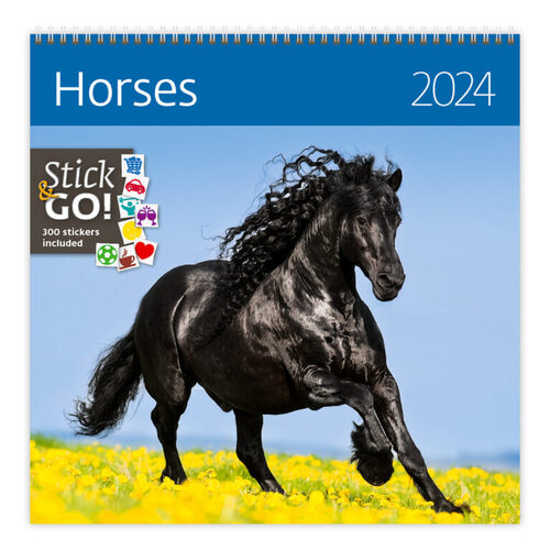 Календар/тефтер Kalendář Horses 