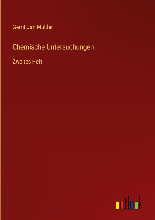 Kniha Chemische Untersuchungen 