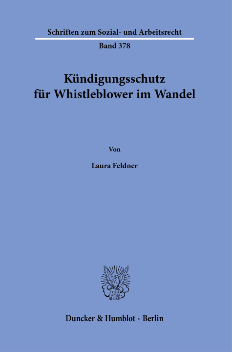Книга Kündigungsschutz für Whistleblower im Wandel. 