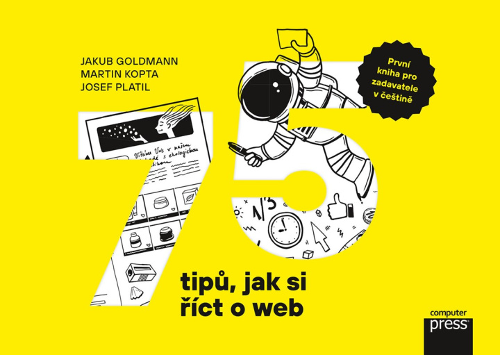 Kniha 75 tipů, jak si říct o web 