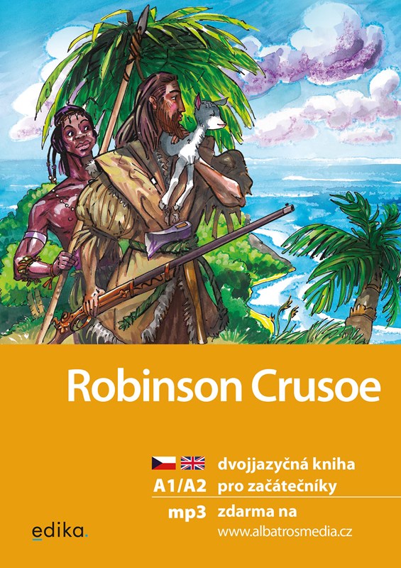 Kniha Robinson Crusoe A1/A2 Eliška Jirásková