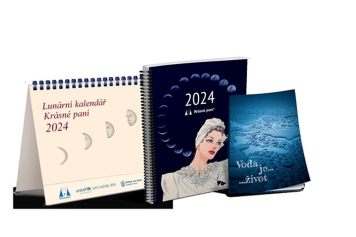 Calendar/Diary Lunární kalendář Krásné paní 2024 Žofie Kanyzová