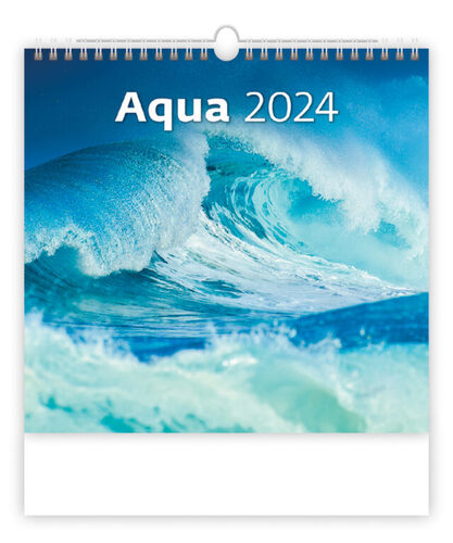 Naptár/Határidőnapló Kalendář Aqua 