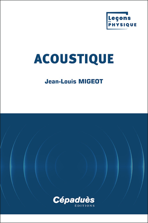 Könyv Acoustique Migeot