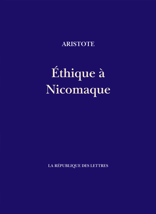 Buch Éthique à Nicomaque Aristote