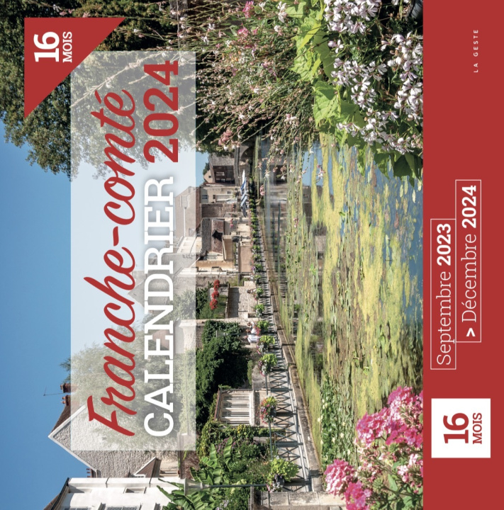 Calendar / Agendă CALENDRIER FRANCHE-COMTE 2024 (GESTE) 