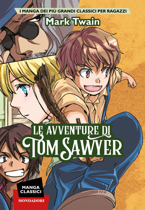 Carte avventure di Tom Sawyer. Manga classici Mark Twain