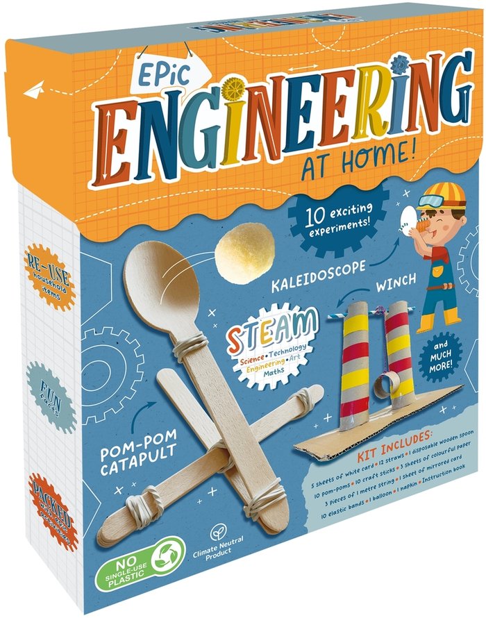 Knjiga Epic Engineering At Home! Igloo Books