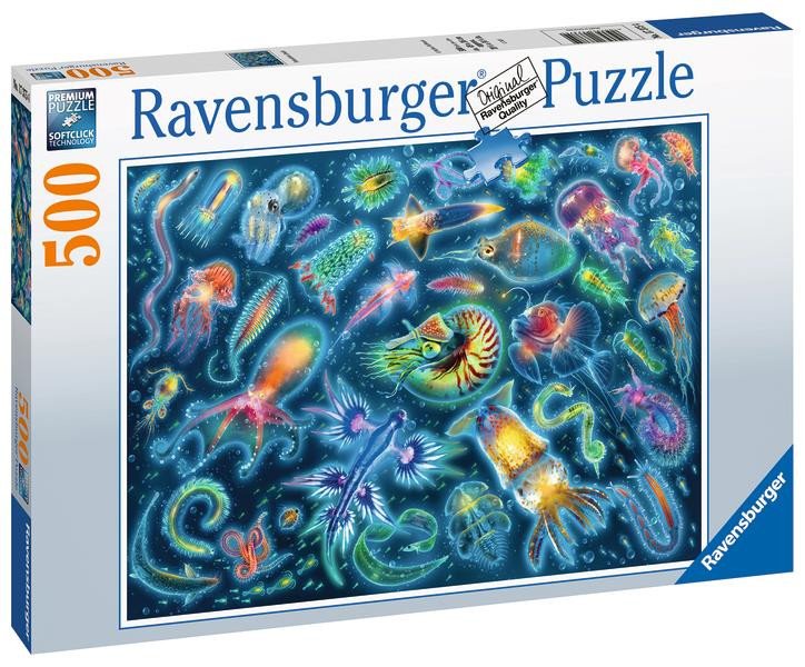 Hra/Hračka Ravensburger Puzzle - Medúzy 500 dílků 