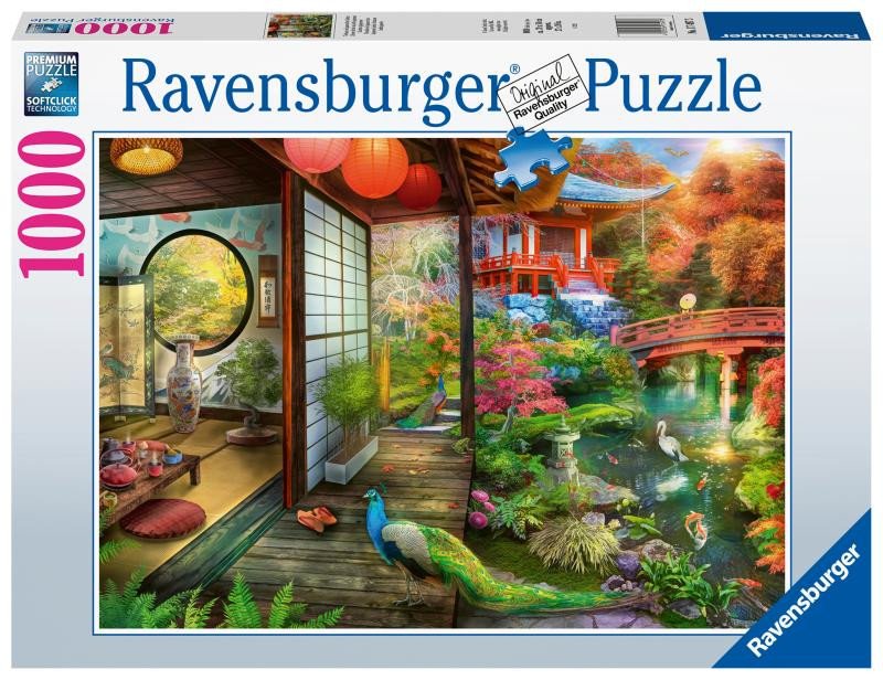 Gra/Zabawka Ravensburger Puzzle - Japonská zahrada 1000 dílků 