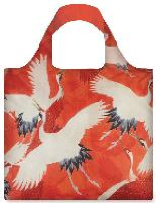 Könyv WOMAN'S HAORI White and Red Cranes Bag 