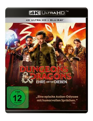 Video Dungeons & Dragons: Ehre unter Dieben, 1 4K UHD-Blu-ray + 1 Blu-ray Jonathan M. Goldstein