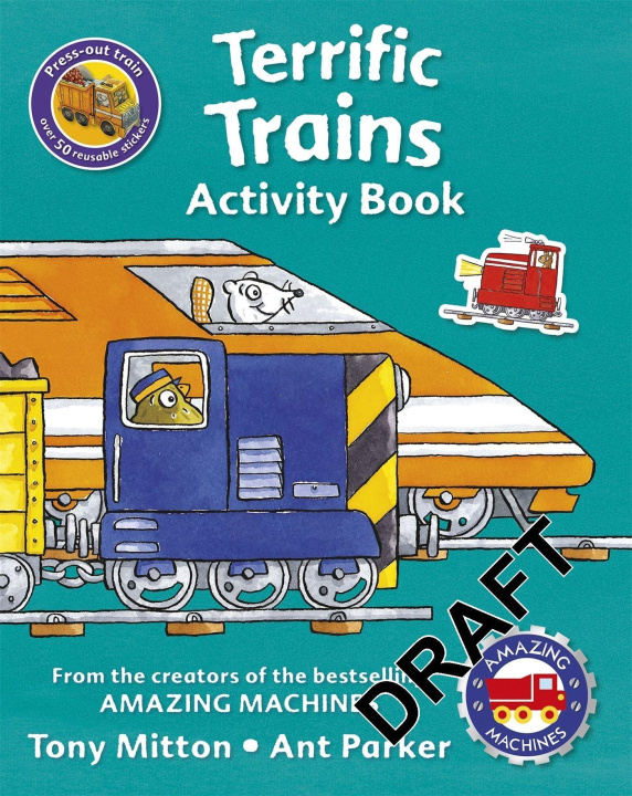 Buch Amazing Machines Terrific Trains Sticker Activity Book Ant Parker