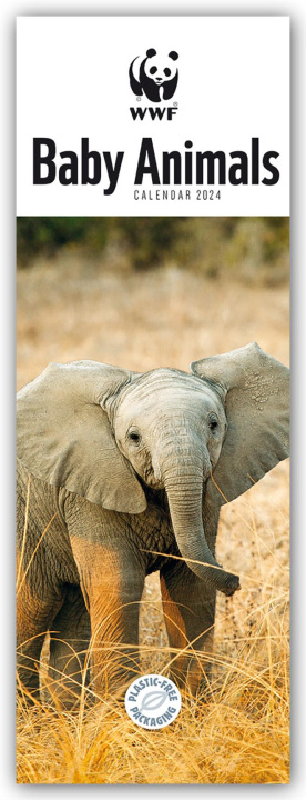 Календар/тефтер WWF Baby Animals - Tierjunge - Tierbabys 2024 
