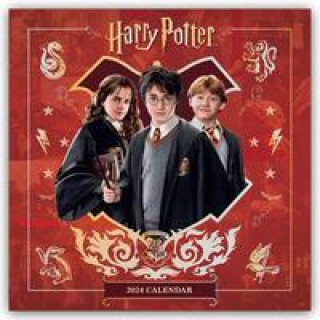 Календар/тефтер Harry Potter - Offizieller Kalender 2024 - Wandkalender 