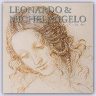 Kalendář/Diář Leonardo da Vinci & Michelangelo 2024 - 16-Monatskalender 