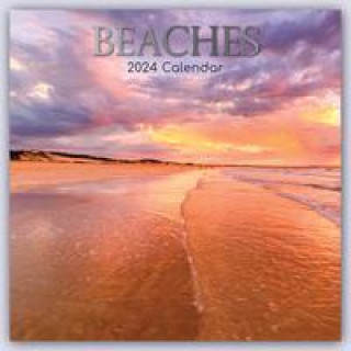 Calendar / Agendă Beaches - Traumstrände 2024 - 16-Monatskalender 