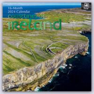 Calendar / Agendă Coastline of Ireland - Irlands Küsten 2024 - 16-Monatskalender 