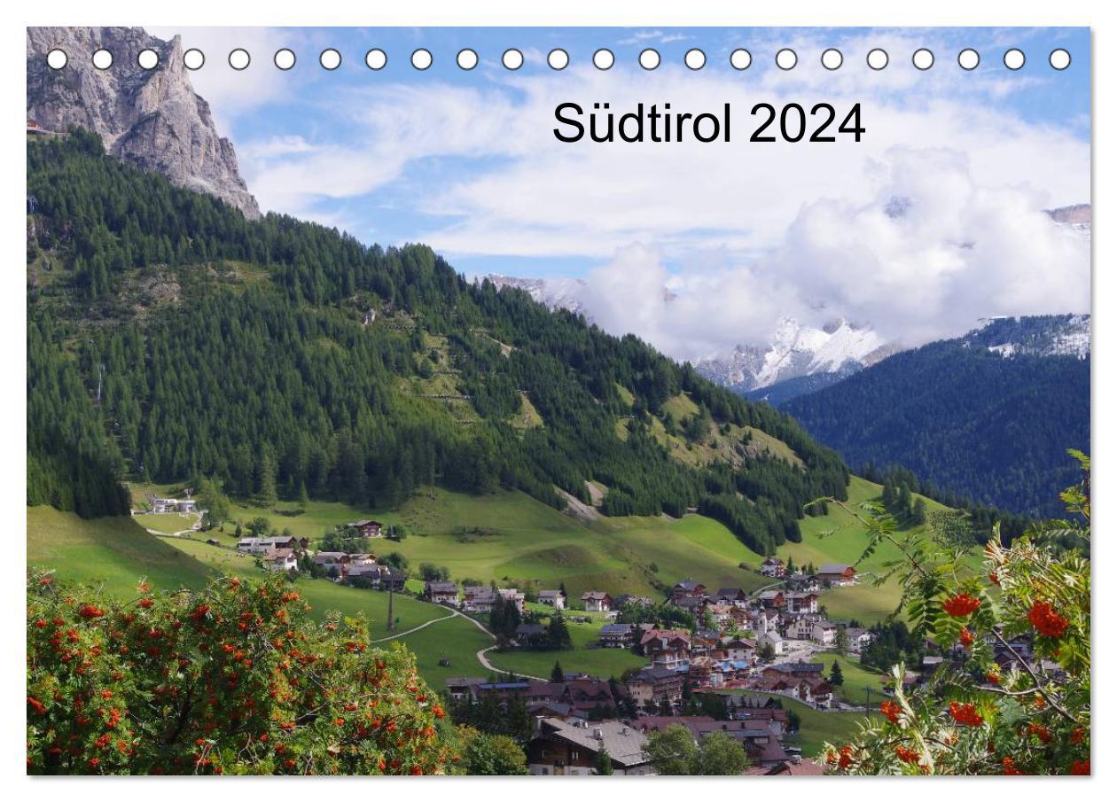 Calendar / Agendă Südtirol 2024 (Tischkalender 2024 DIN A5 quer), CALVENDO Monatskalender 