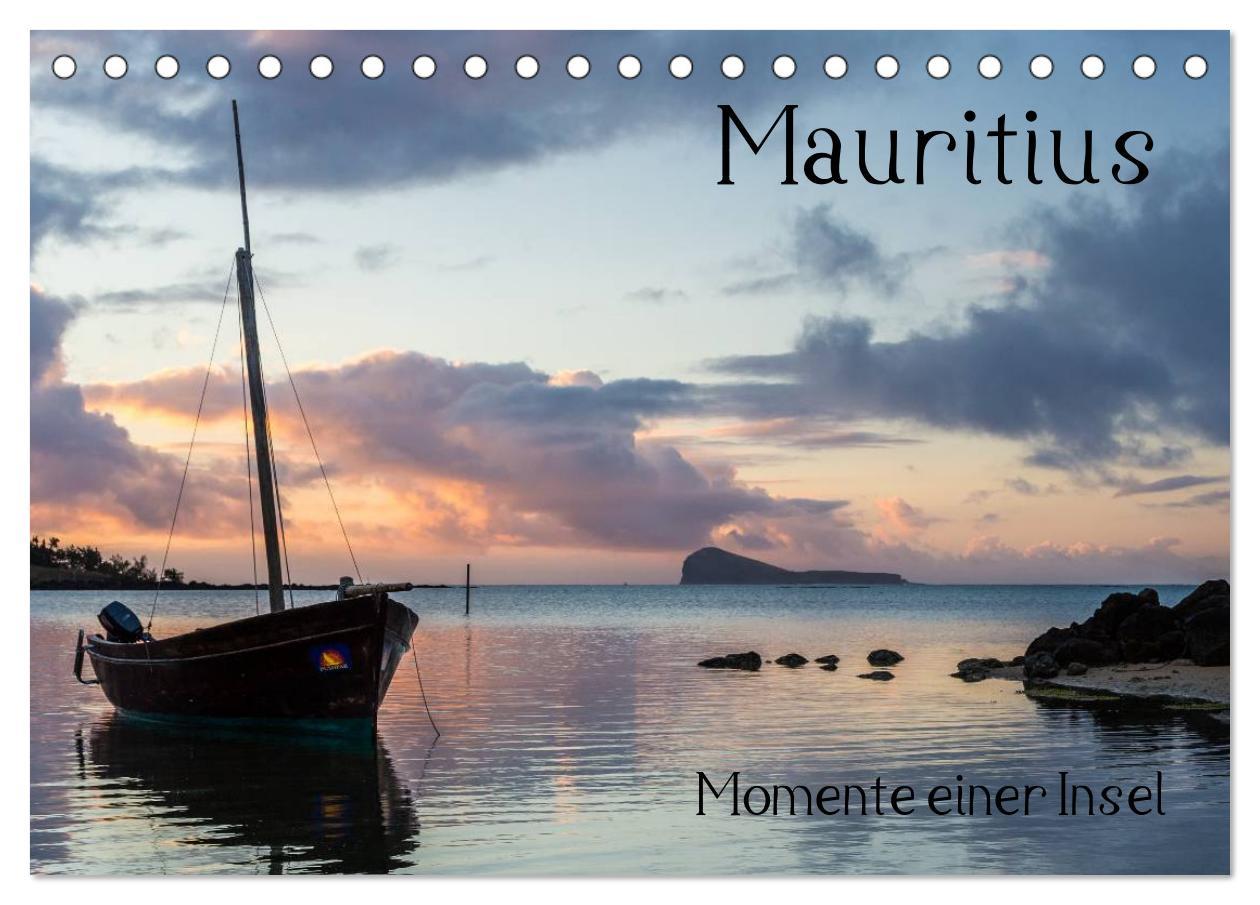 Kalendarz/Pamiętnik Mauritius - Momente einer Insel (Tischkalender 2024 DIN A5 quer), CALVENDO Monatskalender 