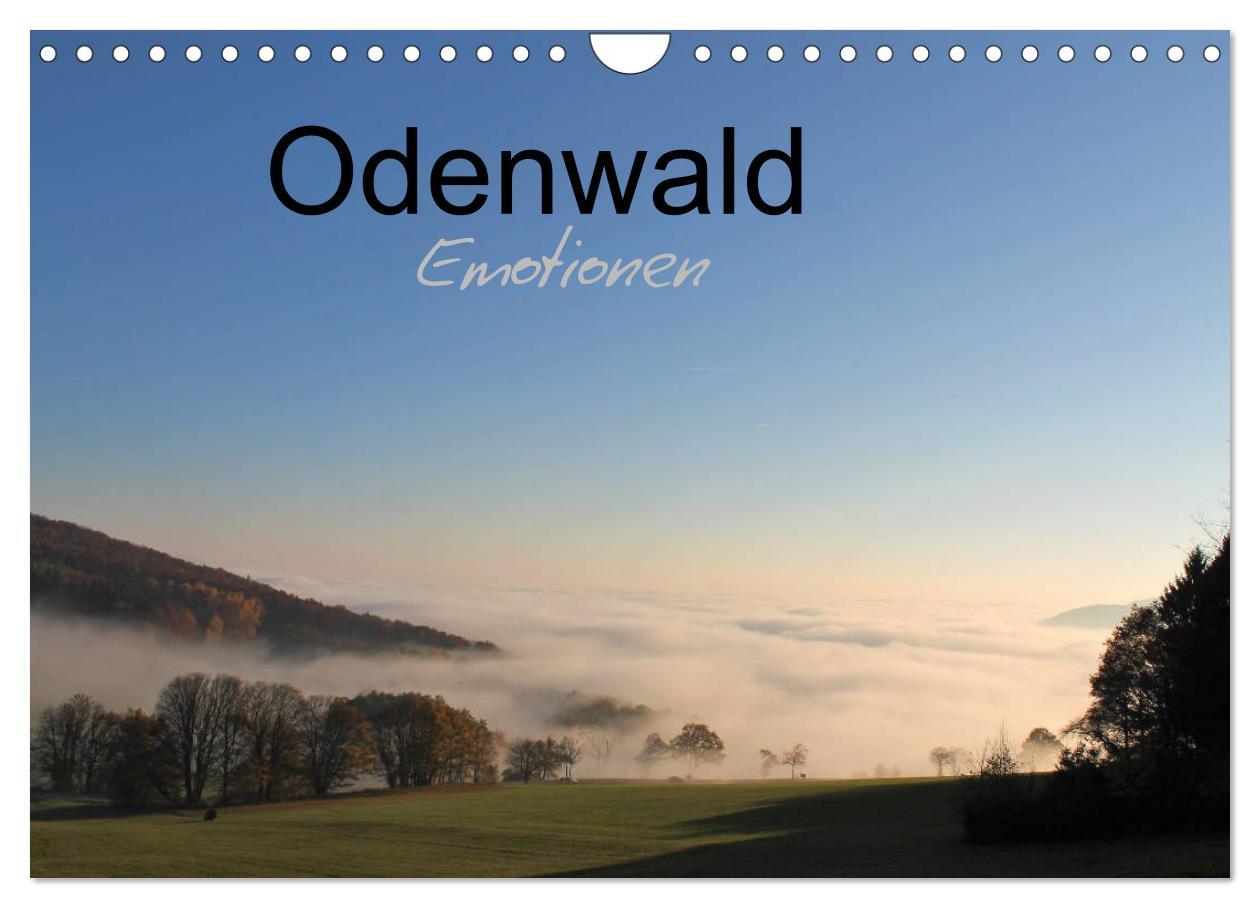 Календар/тефтер Odenwald Emotionen (Wandkalender 2024 DIN A4 quer), CALVENDO Monatskalender 