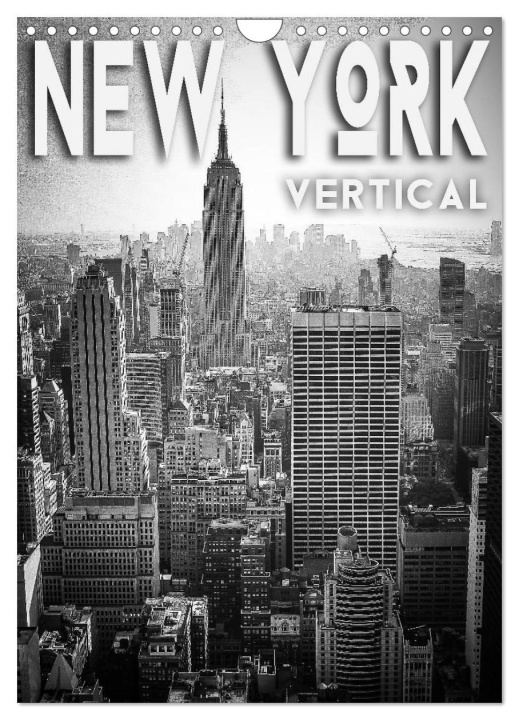 Календар/тефтер New York Vertical (Wandkalender 2024 DIN A4 hoch), CALVENDO Monatskalender 