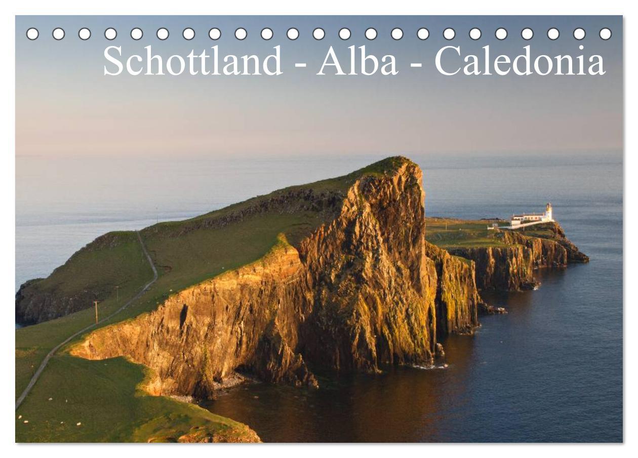 Kalendář/Diář Schottland - Alba - Caledonia (Tischkalender 2024 DIN A5 quer), CALVENDO Monatskalender 