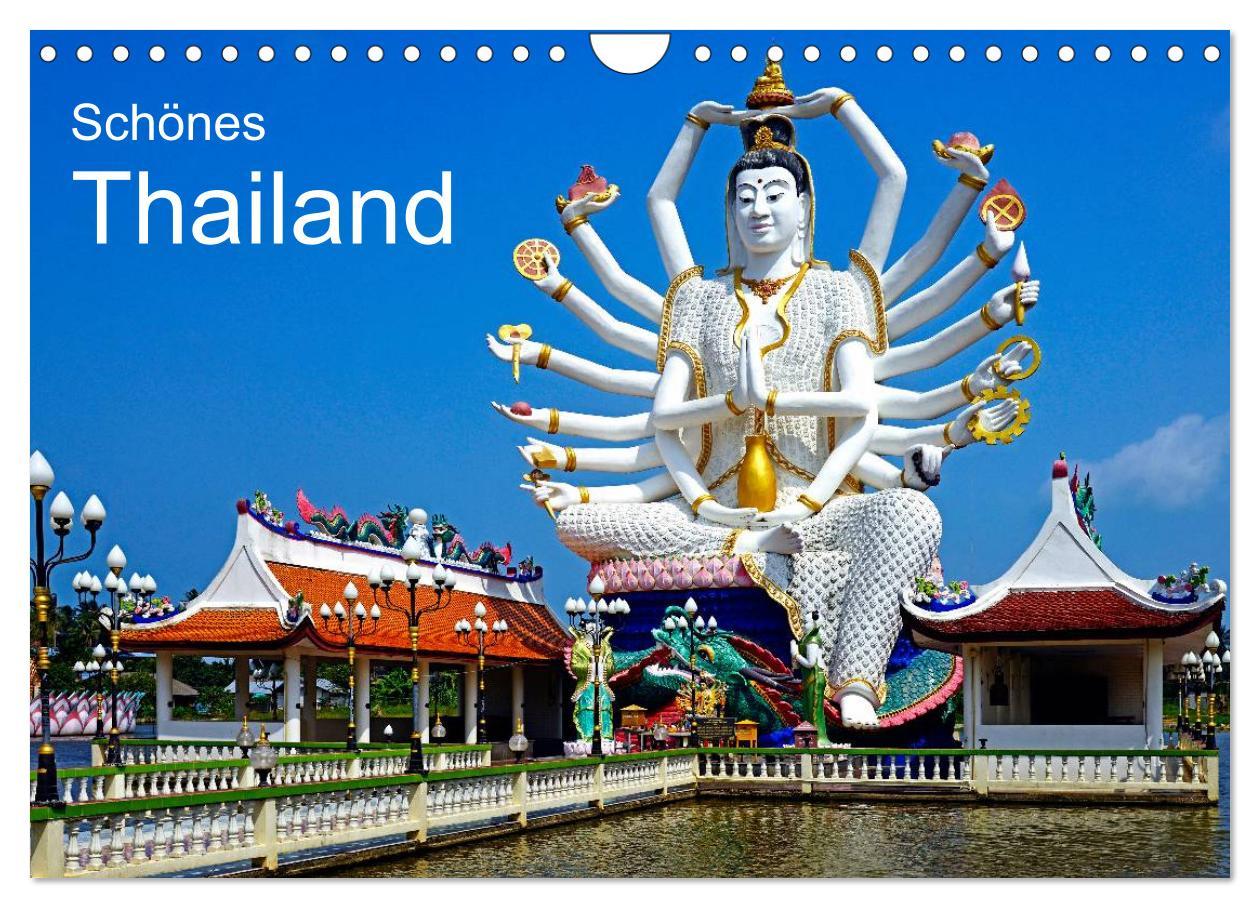 Calendar / Agendă Schönes Thailand (Wandkalender 2024 DIN A4 quer), CALVENDO Monatskalender 