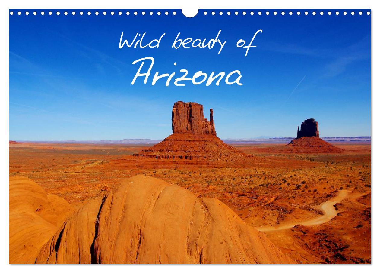 Kalendarz/Pamiętnik Wild beauty of Arizona (Wandkalender 2024 DIN A3 quer), CALVENDO Monatskalender 