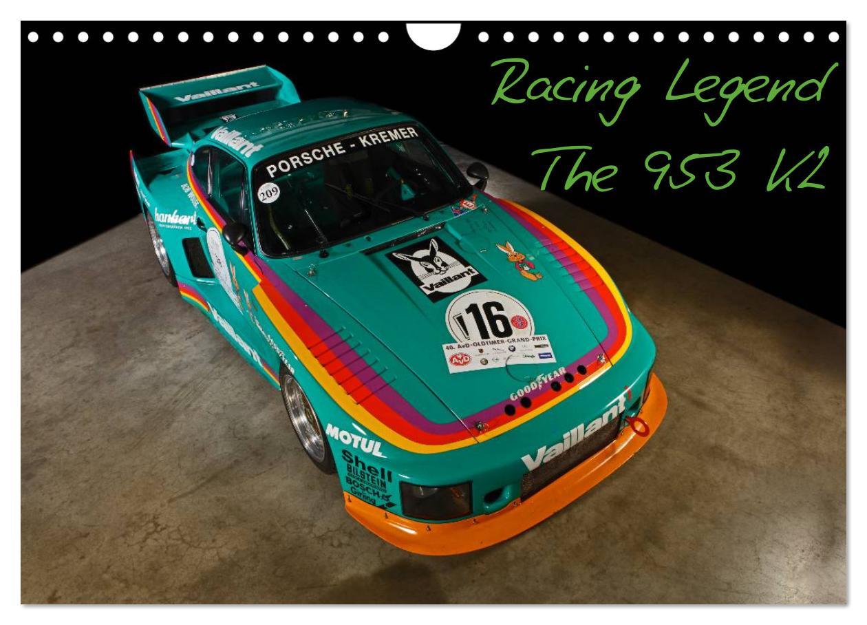 Naptár/Határidőnapló Racing Legend: The Porsche 635 K2 (Wandkalender 2024 DIN A4 quer), CALVENDO Monatskalender 