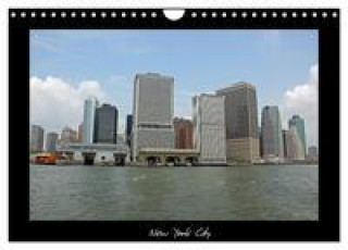 Calendar / Agendă New York City (Wandkalender 2024 DIN A4 quer), CALVENDO Monatskalender 