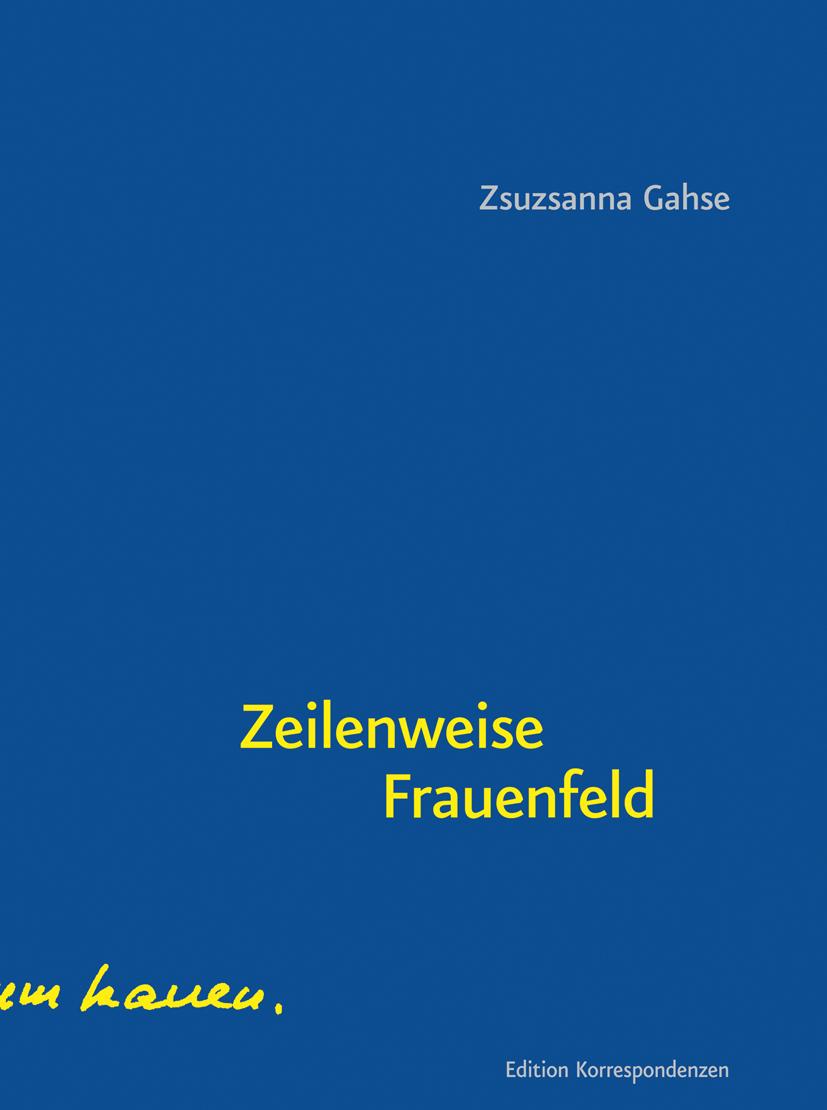 Kniha Zeilenweise Frauenfeld 