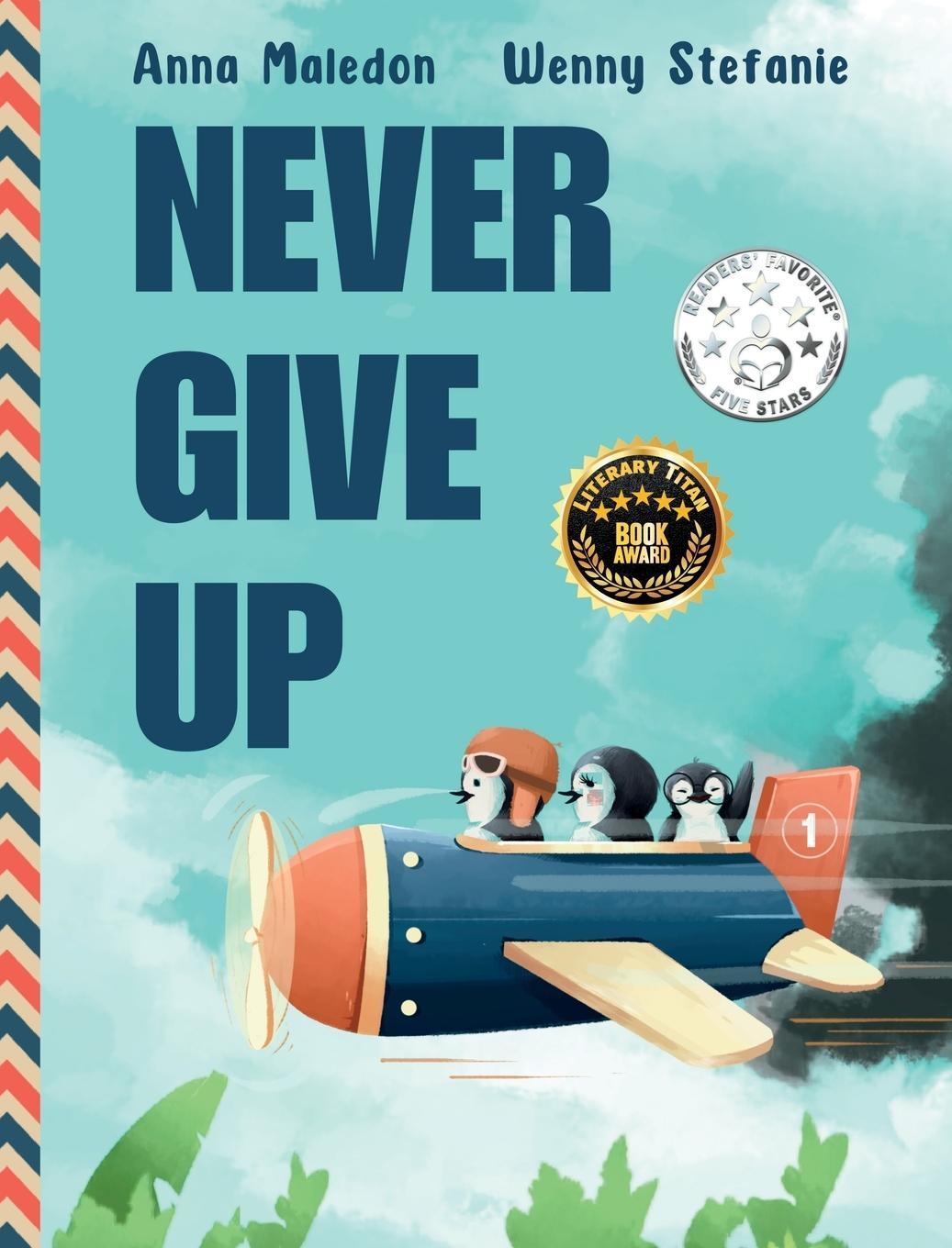 Boek Never Give Up Anna Maledon
